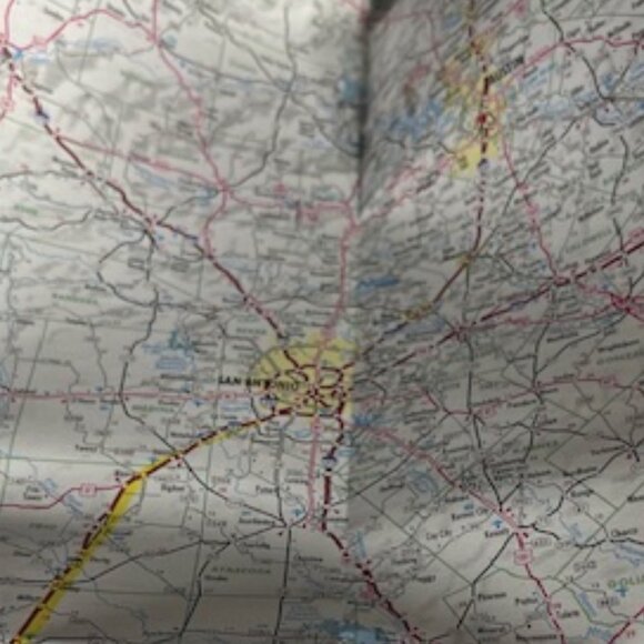 Texas Official Travel Map Highways Sites Parks Cities Paper Foldable 2006 - Picture 8 of 9